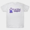 Certified Yapper (Dark Text) T-Shirt